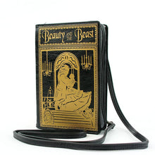 Load image into Gallery viewer, Beauty and The Beast Book Clutch Bag
