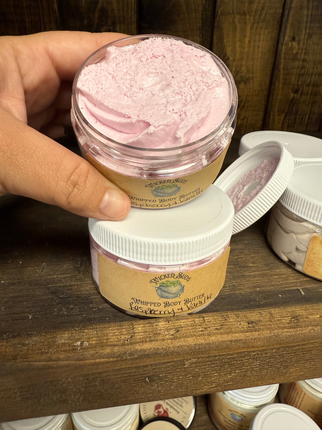 Whipped Body Butter-raspberry vanilla