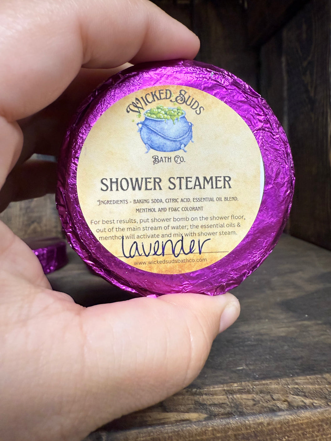Shower steamer-lavender