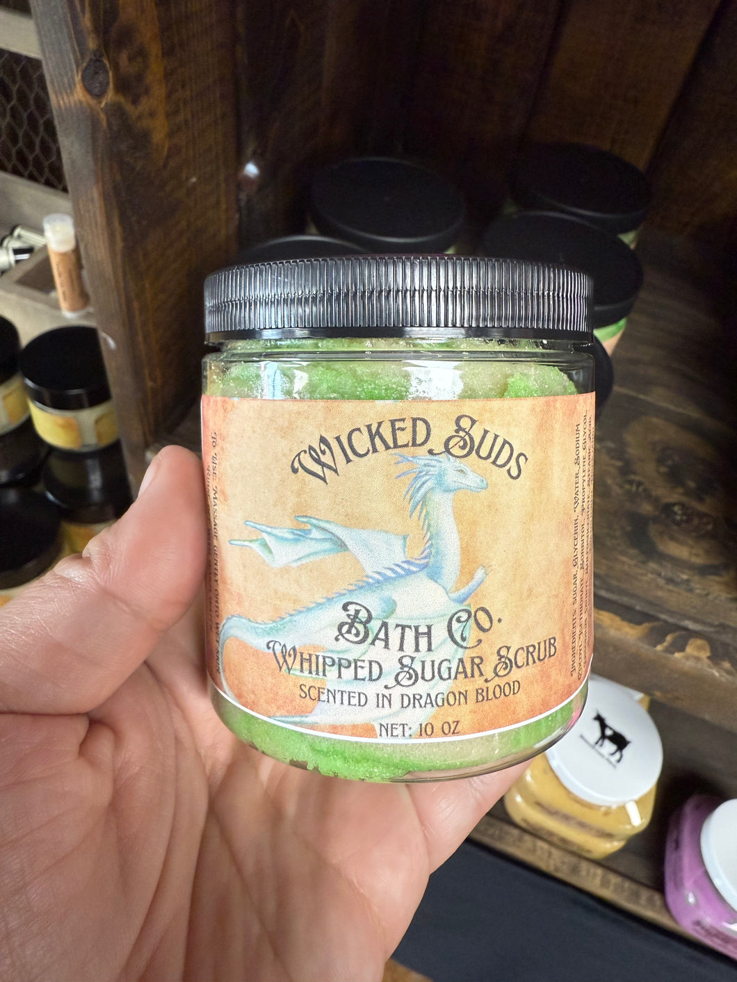 Dragon's Blood Whipped Sugar Scrub