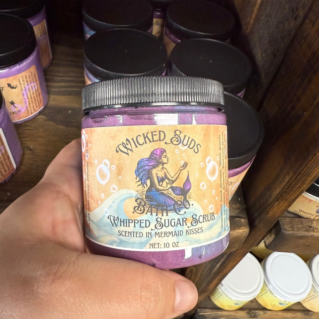 Mermaid Kisses Whipped sugar scrub